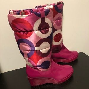 Coach winter snow ski NWOT boots size 5